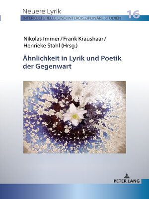 cover image of Aehnlichkeit in Lyrik und Poetik der Gegenwart